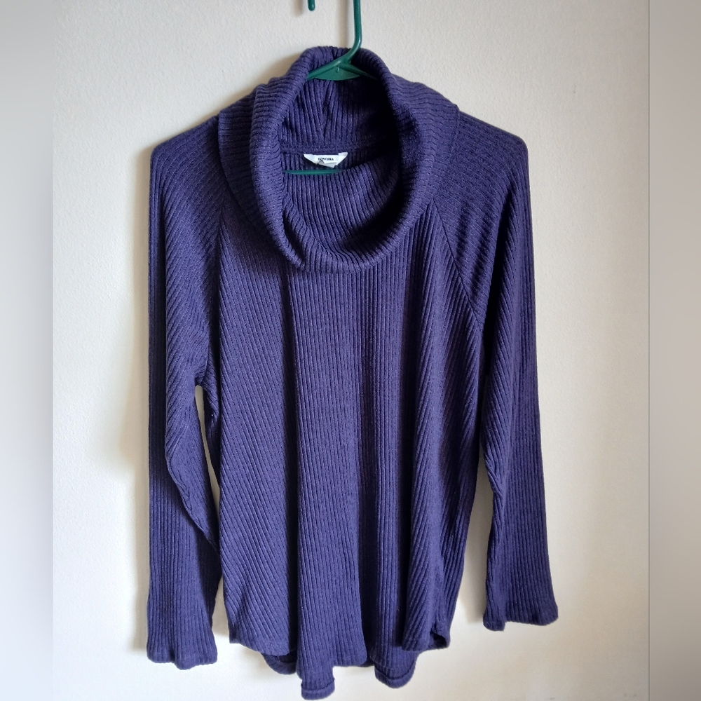 Sonoma Sz XXL Pullover Long Sleeve Soft Cowlneck Sweater Purple